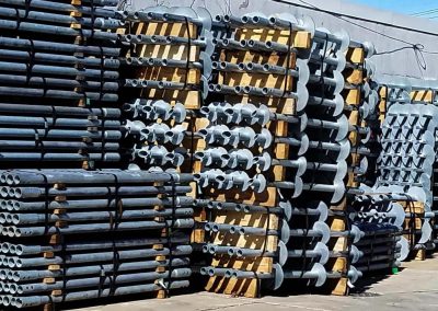 various-helical-pile-plates-shafts